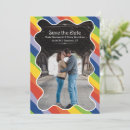 Search for rainbow save the dates Fun