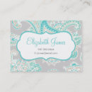 Search for paisley business cards Elegant