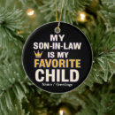Search for son in law ornaments Favourite
