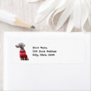 Search for funny christmas return address labels Animal