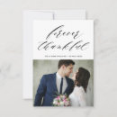 Search for mr mrs thank you cards Newly weds