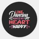 Search for funny lines stickers Dancing