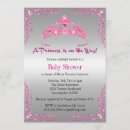 Search for pink silver princess baby shower invitations Girls