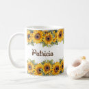 Search for bright yellow mugs Sunflowers