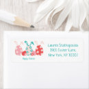 Search for easter eggs return address labels Colorful