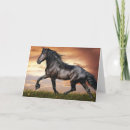Search for black horse cards Horses