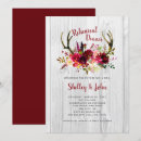 Search for deer rehearsal dinner invitations Floral