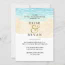 Search for simple beach wedding invitations Blue