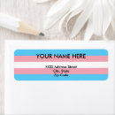 Search for transgender return address labels Pride