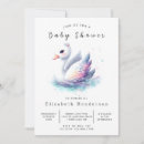 Search for swan lake invitations Watercolor