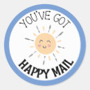 Search for happy smiling sun stickers Blue