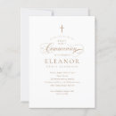 Recherche de 11x16 petite communion invitations Élégant