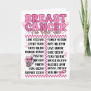 Search for breast cancer encouragement cards Pink