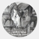 Search for horse wedding stickers Western