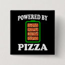 Recherche de pizza drôle badges Cuisine italienne