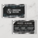 Search for engineering business cards Mechanic