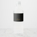 Search for black gold water bottle labels Girly