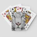 Recherche de tigres blancs jeux de cartes Chat
