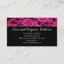 Recherche de dentelle romantique cartes visite Dentelles