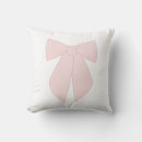 Search for bow pillows Coquette