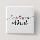 Search for happy fathers day buttons Heart