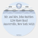 Search for religious address stickers Blue