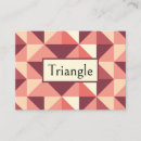 Recherche de triangle rose cartes visite Architecte