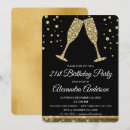 Search for champagne 21st birthday invitations Twenty first