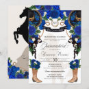 Search for royal blue black birthday invitations Floral