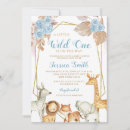 Search for safari baby shower invitations A little wild one
