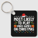 Search for video keychains Santa