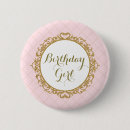 Search for birthday princess buttons Crown