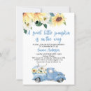 Search for pumpkins and sunflowers invitations Fall