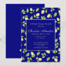 Search for navy blue bridal shower invitations Garden