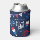 Search for fourth of july can coolers Stars and stripes