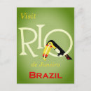 Recherche de affiche de rio cartes postales Rétro