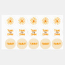 Search for fun in the sun stickers Party