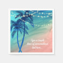 Recherche de palmier mariage serviettes Aquarelle