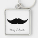 Search for black moustache keychains Vintage