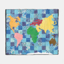 Search for world map blankets School