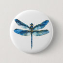 Recherche de libellule badges Bleu