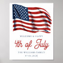 Recherche de partie 4 juillet posters Drapeau américain
