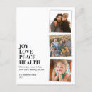 Search for peace new years cards Typography