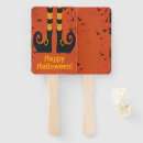 Search for halloween hand fans Pumpkin