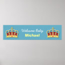 Search for prince baby shower welcome signs posters Blue