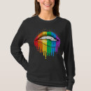 Search for rainbow lips tshirts Lesbian