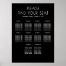 Search for black and white wedding seating charts Typography
