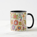 Search for colourful owls mugs Floral