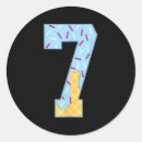 Recherche de numéro 7 autocollants Mème