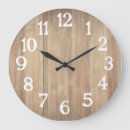 Search for white numbers clocks Rustic